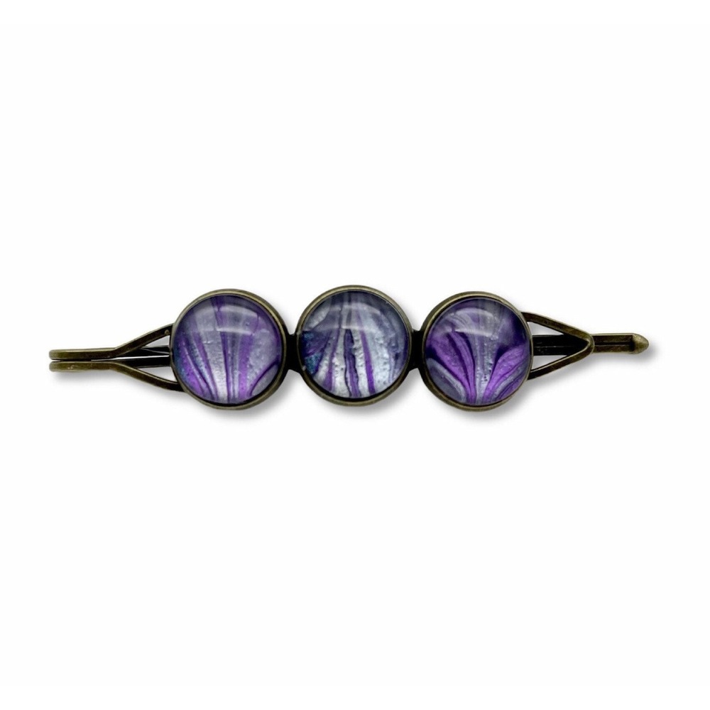 Acrylic Paint Skin Jewelry Hair Clip